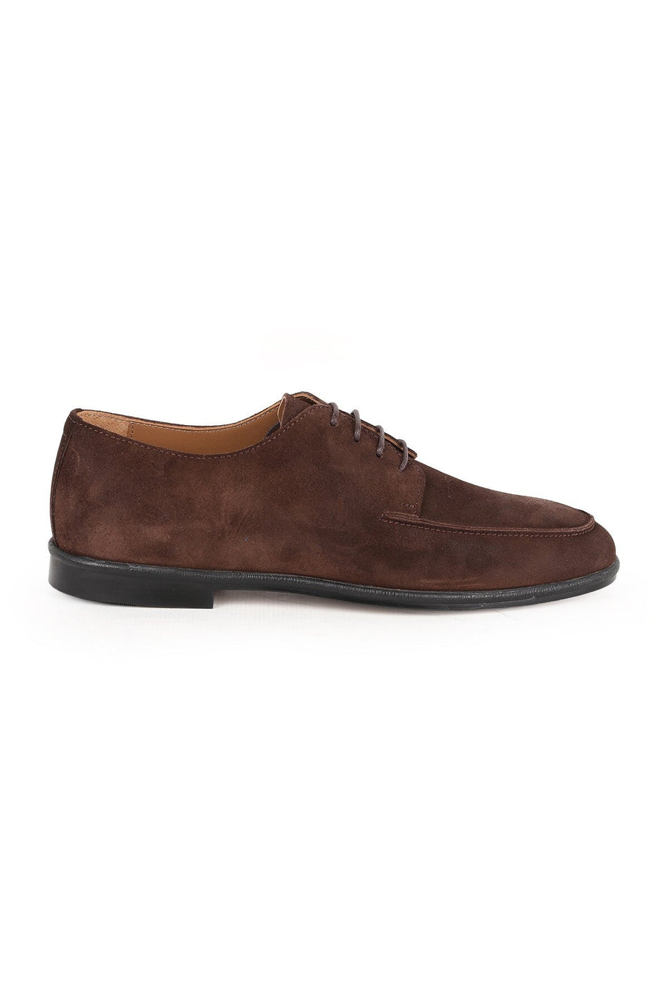 Men's Classic Shoes Genuine Suede Leather Derby Lace-Up Mirror Stitched Flexible Non-Slip Rubber Sole L6013 - MALLTURK