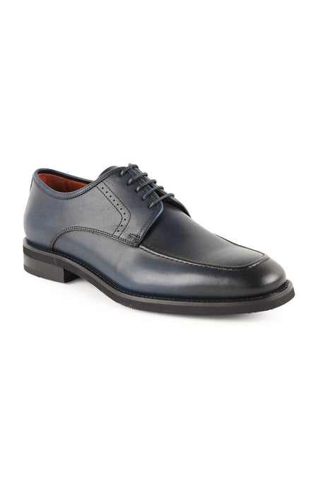 Men's Genuine Leather Classic Shoes Lace-Up Eva Sole Comfortable Daily Office Model L5611 - MALLTURK