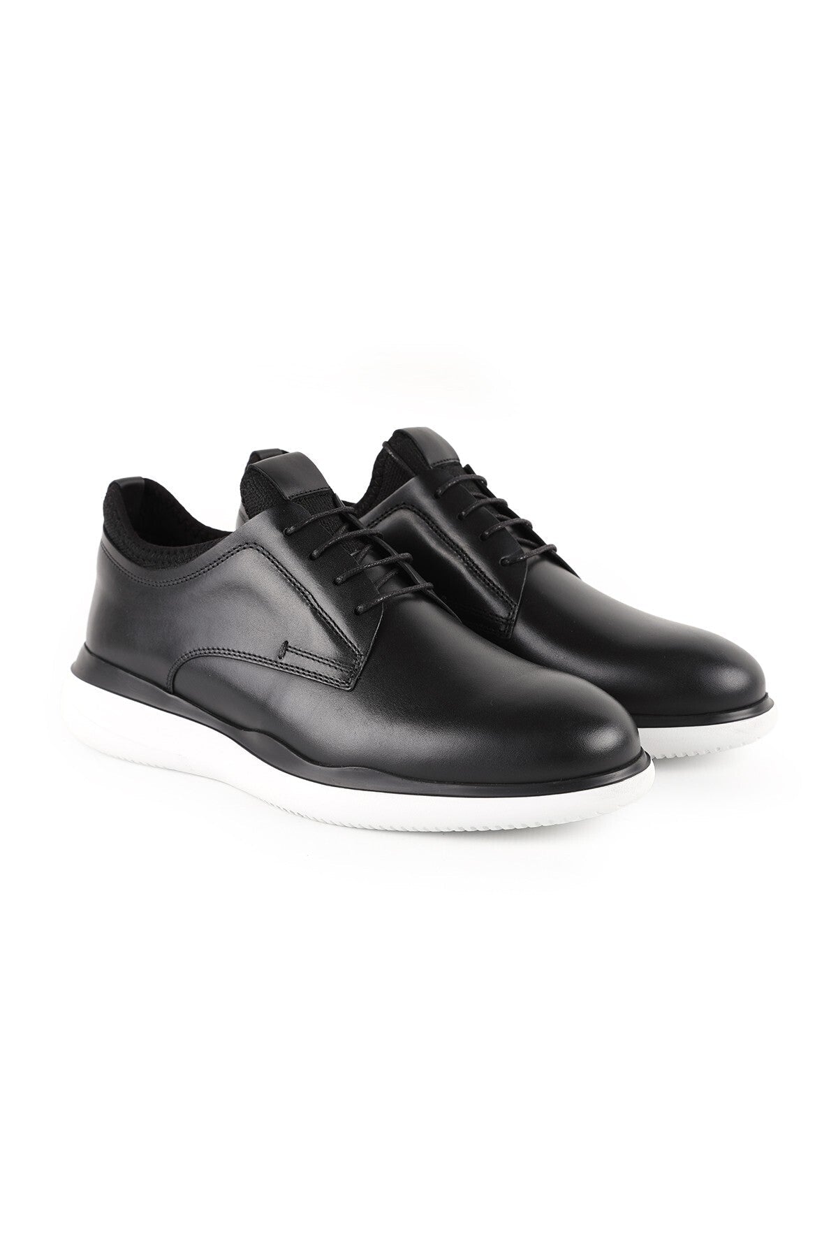 Men's Genuine Leather L6050 Eva Sole Antique Casual Shoes - MALLTURK