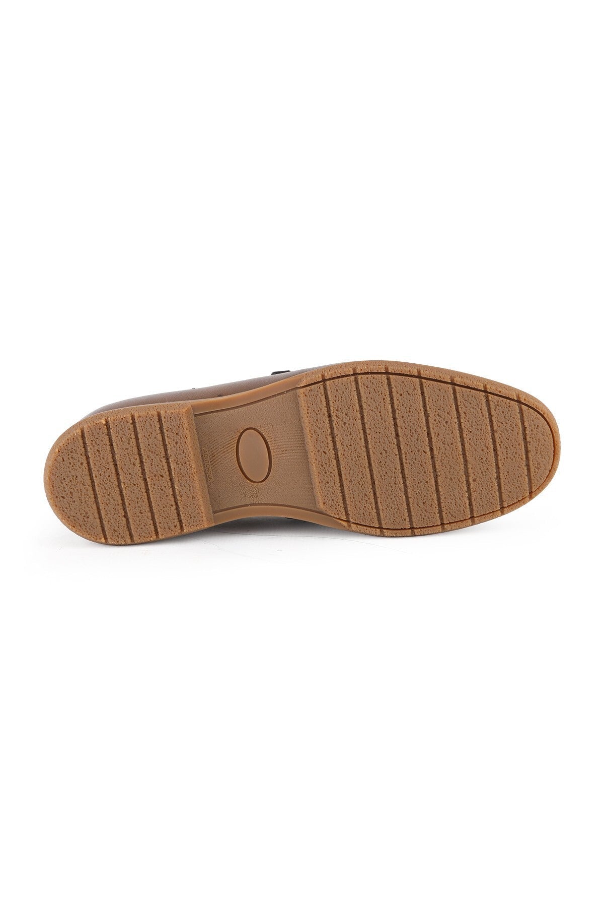 Men's Genuine Leather Tasseled Loafer Shoes Rubber Sole Daily Classic Model L6022 - MALLTURK
