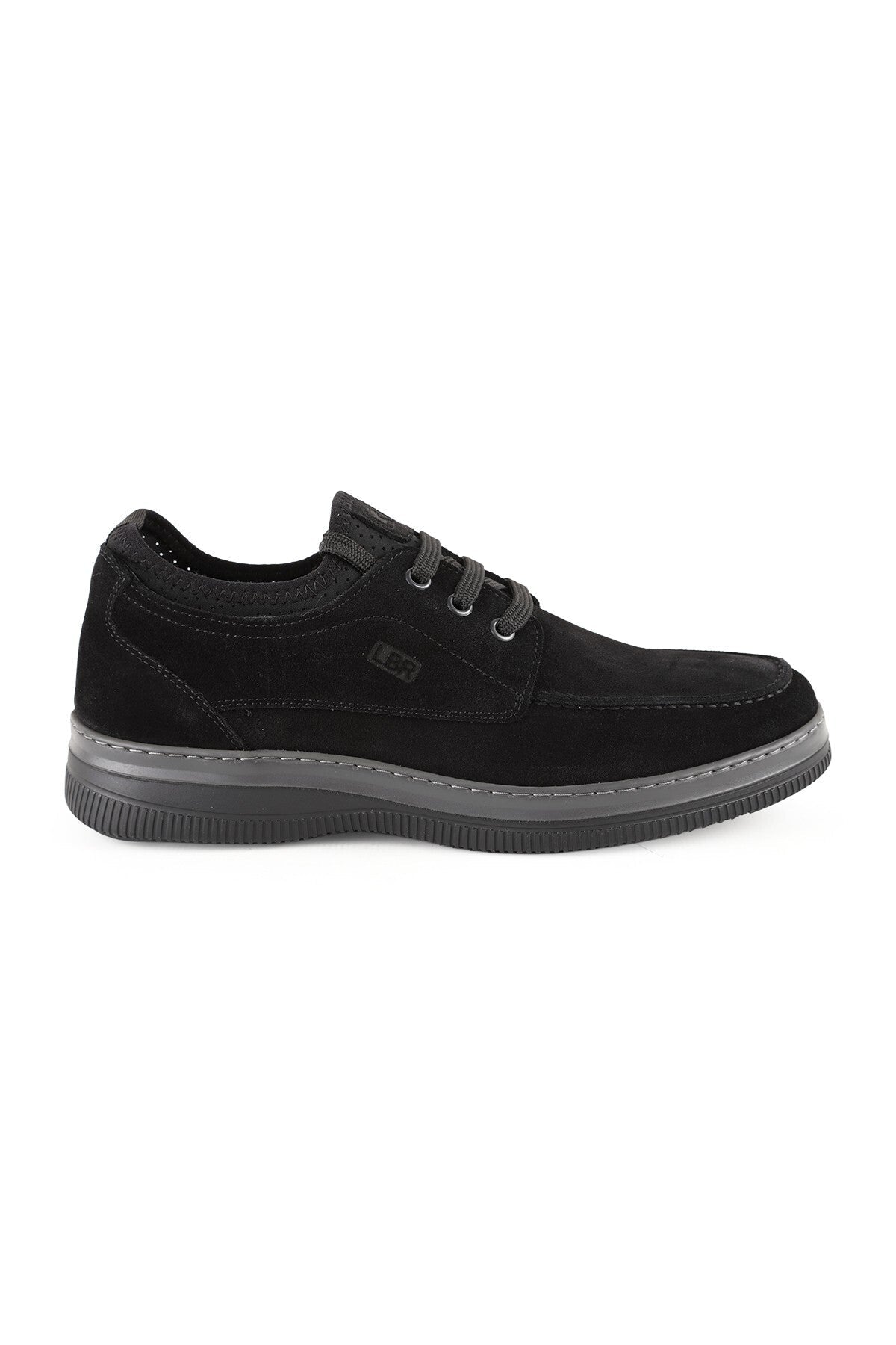 Men's Genuine Suede Leather Casual Shoes Breathable Structure Lightweight Eva Sole Lace-Up Casual H1095 - MALLTURK