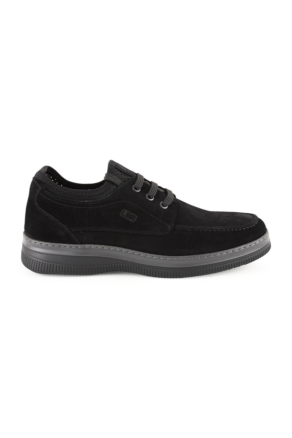 Men's Genuine Suede Leather Casual Shoes Breathable Structure Lightweight Eva Sole Lace-Up Casual H1095 - MALLTURK