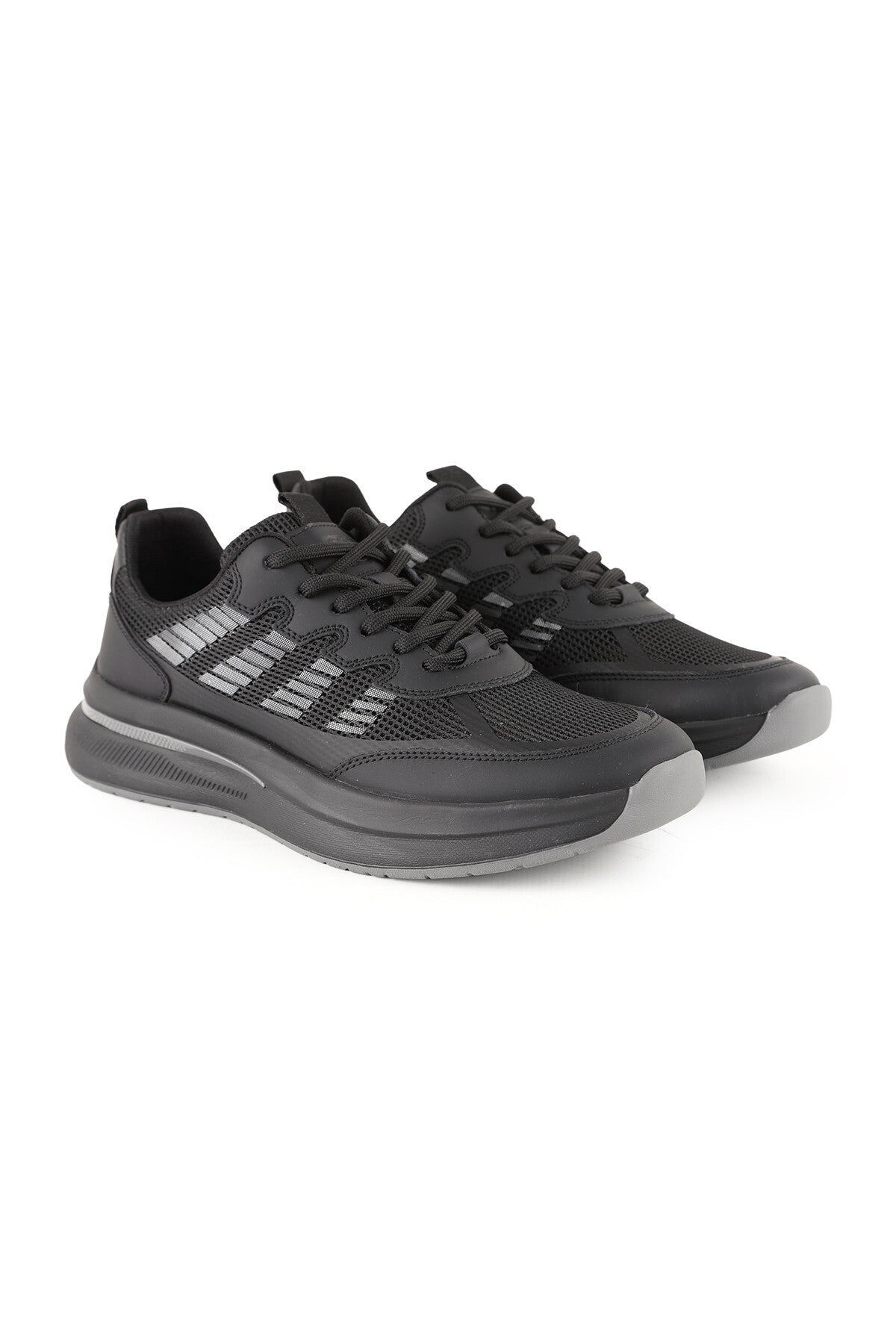 Men's Knitwear Sports Shoes Lightweight Eva Sole Lace-Up Casual Sneaker Model H1135 - MALLTURK