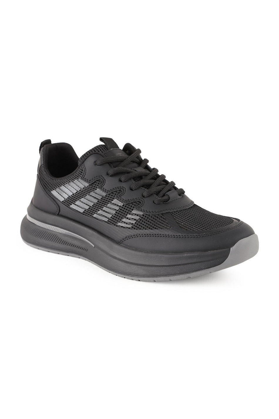 Men's Knitwear Sports Shoes Lightweight Eva Sole Lace-Up Casual Sneaker Model H1135 - MALLTURK
