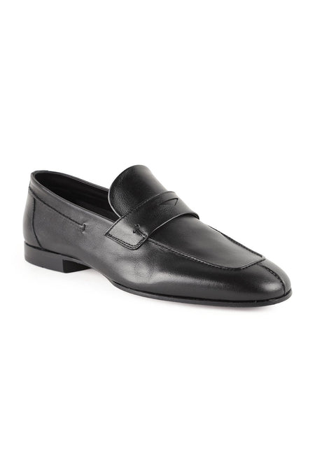 Men's Loafer Shoes Genuine Buffalo Leather Leather Sole Classic Daily Office Shoes L5608 - MALLTURK