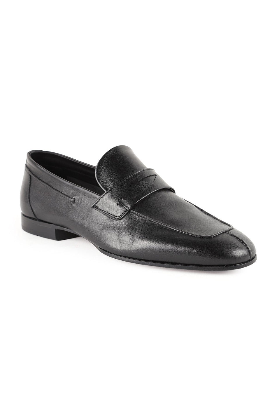 Men's Loafer Shoes Genuine Buffalo Leather Leather Sole Classic Daily Office Shoes L5608 - MALLTURK