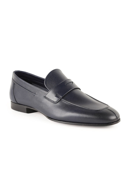 Men's Loafer Shoes Genuine Buffalo Leather Leather Sole Classic Daily Office Shoes L5608 - MALLTURK