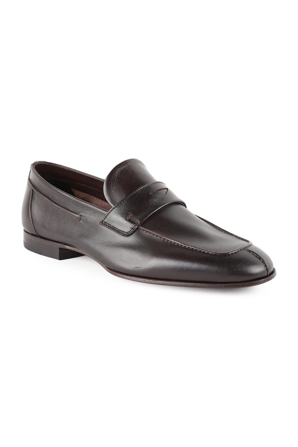Men's Loafer Shoes Genuine Buffalo Leather Leather Sole Classic Daily Office Shoes L5608 - MALLTURK