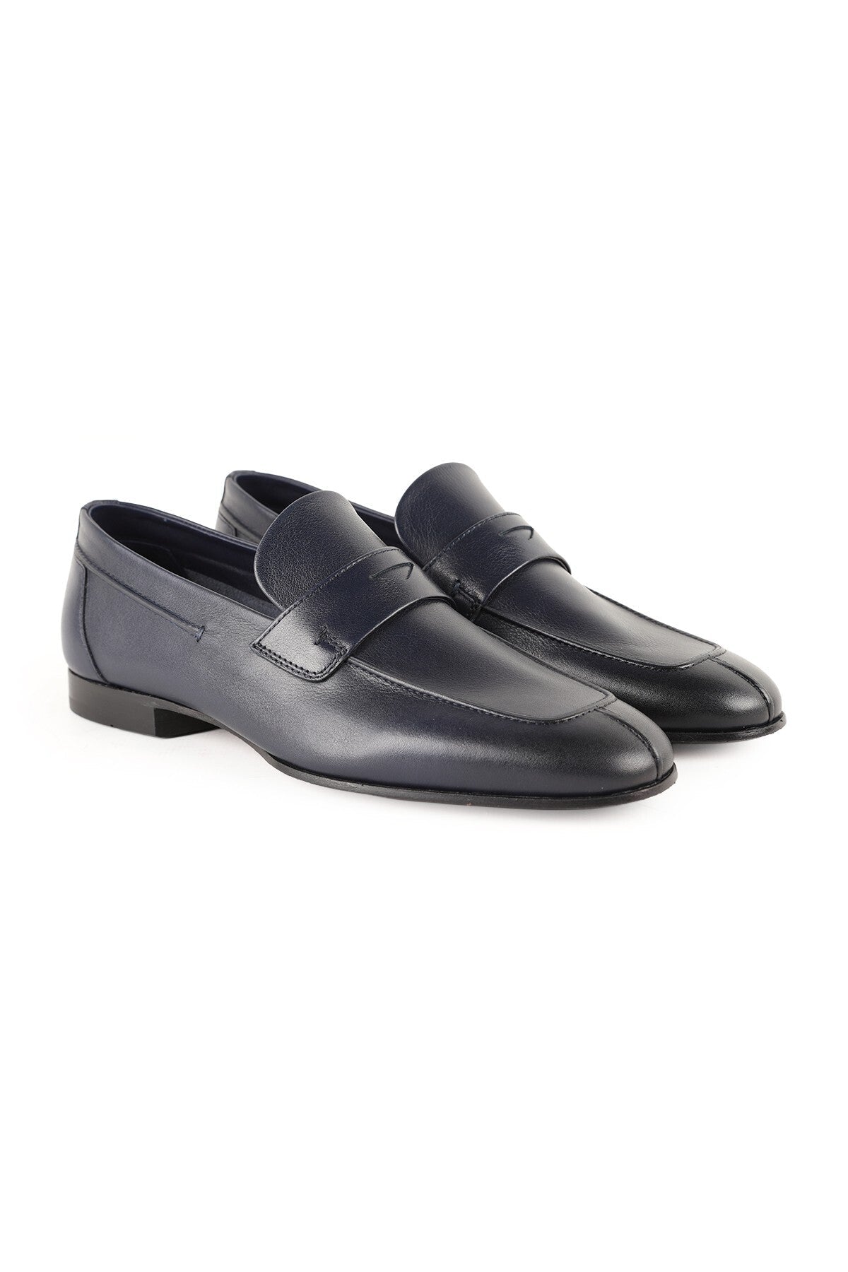 Men's Loafer Shoes Genuine Buffalo Leather Leather Sole Classic Daily Office Shoes L5608 - MALLTURK