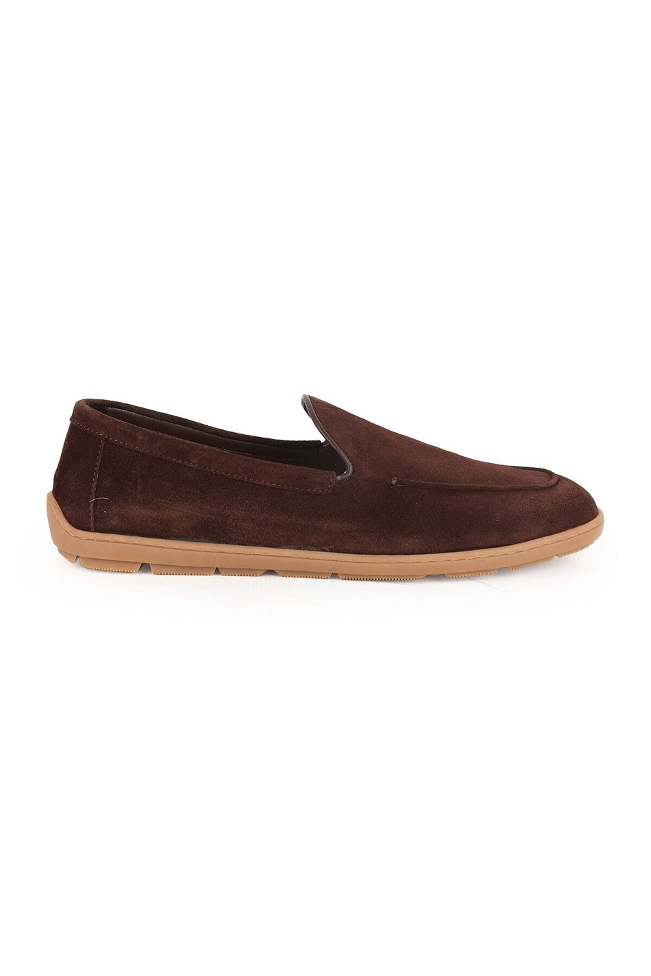 Men's Loafer Shoes Genuine Suede Leather Moccasins Laceless Lightweight Flexible Non-Slip Rubber Sole L5991 - MALLTURK