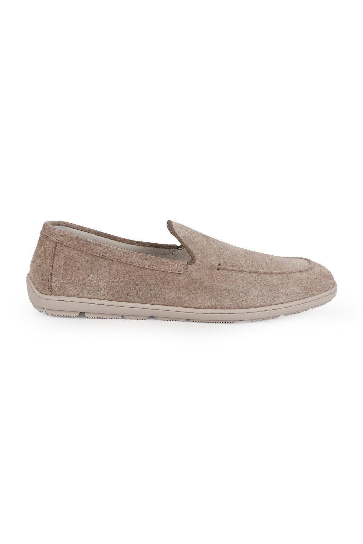 Men's Loafer Shoes Genuine Suede Leather Moccasins Laceless Lightweight Flexible Non-Slip Rubber Sole L5991 - MALLTURK