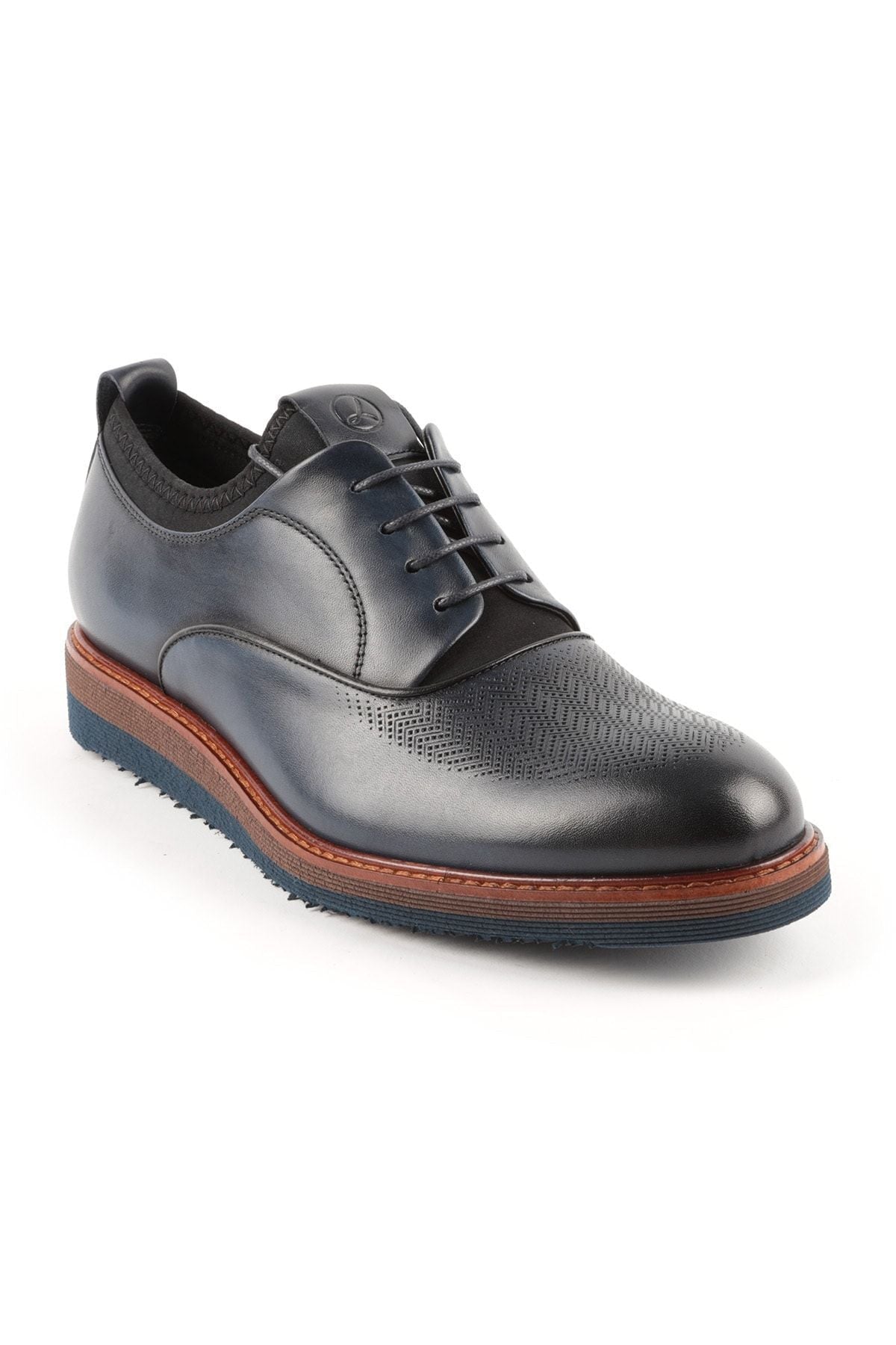Men's Navy Blue Casual Shoes 3577 - MALLTURK