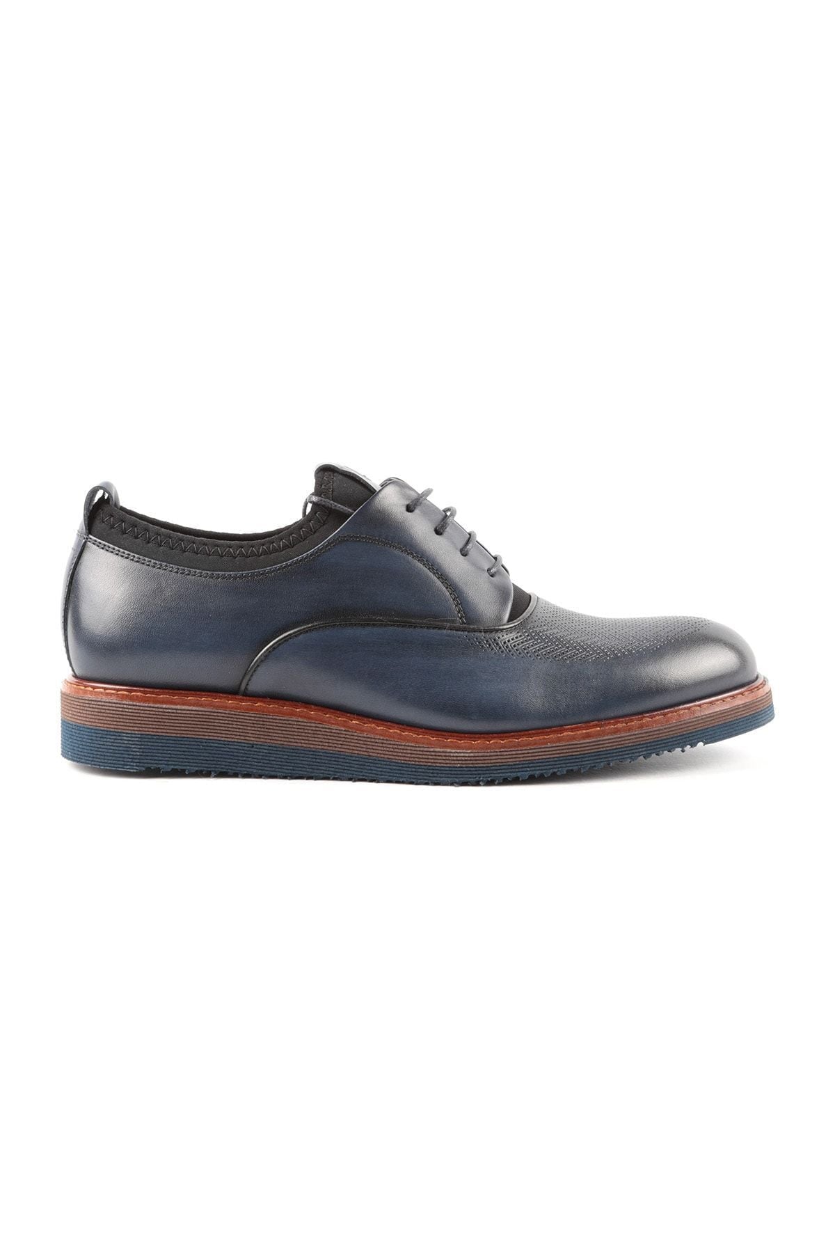 Men's Navy Blue Casual Shoes 3577 - MALLTURK