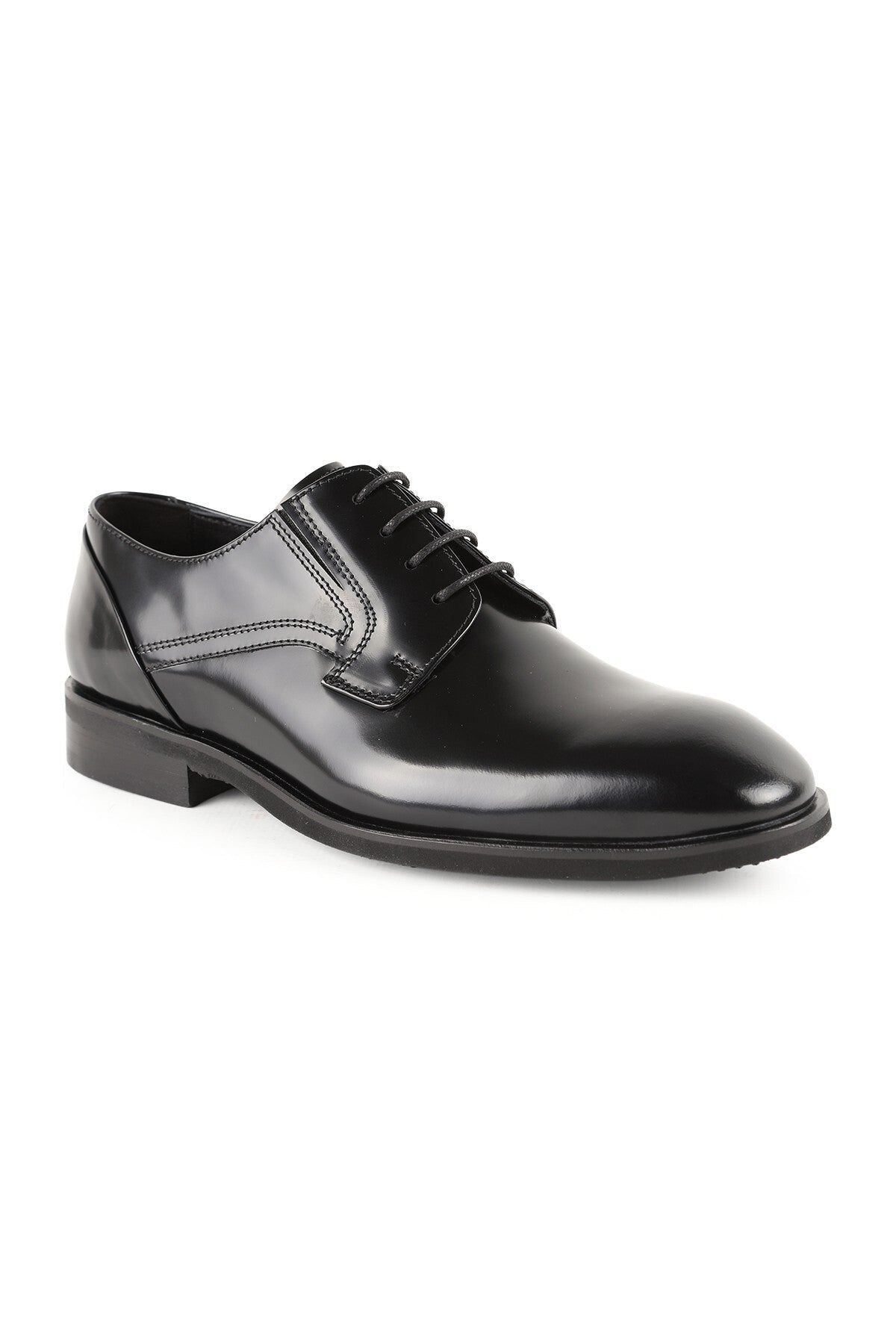 Men's Patent Leather Classic Shoes Lace-Up Groom's Suit Office Model Eva Sole L5816 - MALLTURK