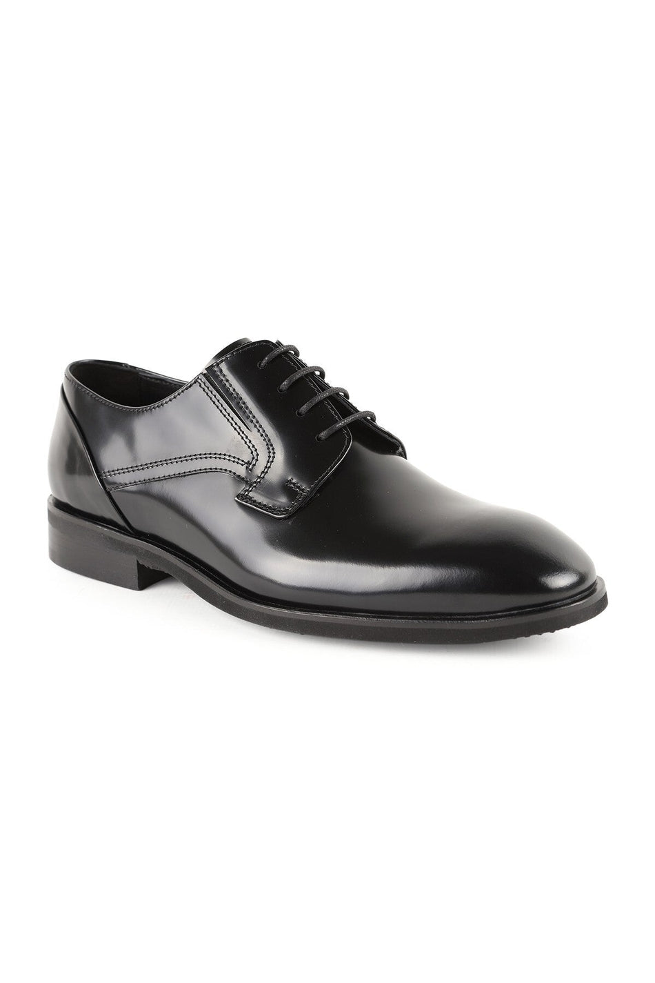 Men's Patent Leather Classic Shoes Lace-Up Groom's Suit Office Model Eva Sole L5816 - MALLTURK