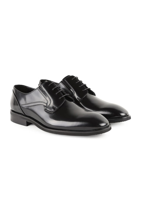 Men's Patent Leather Classic Shoes Lace-Up Groom's Suit Office Model Eva Sole L5816 - MALLTURK