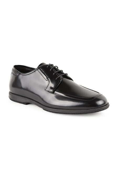 Men's Patent Leather Classic Shoes Lace-Up Groom's Suit Office Model Rubber Sole L6024 - MALLTURK