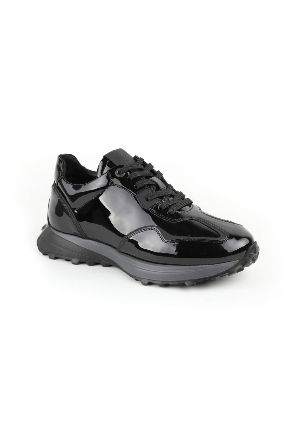 Men's Patent Leather Sports Shoes Sneaker | Extralight Light Base, Anti-Slip Threaded, L4821 - MALLTURK