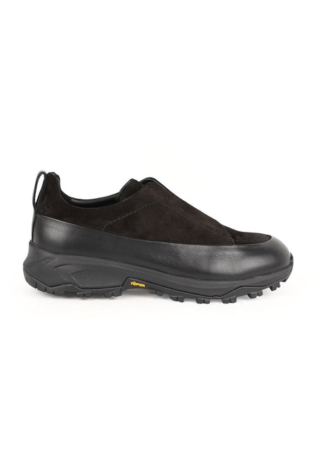 Men's Sneaker Genuine Leather Suede Combination Practical Slip-On Protected Serrated Eva Vibram Sole Shoes L - MALLTURK