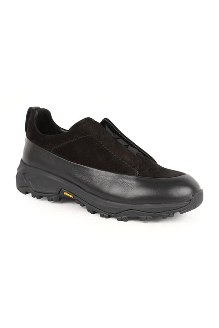 Men's Sneaker Genuine Leather Suede Combination Practical Slip-On Protected Serrated Eva Vibram Sole Shoes L - MALLTURK