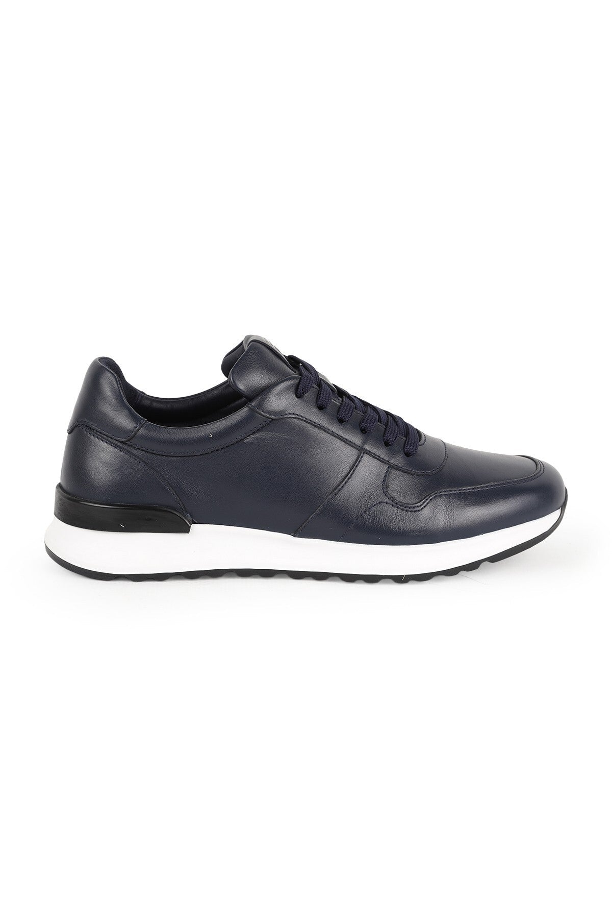 Men's Sneaker Shoes Genuine Leather Antique Lace-Up Lightweight White Sole Running Type Eva Sole L5878 - MALLTURK