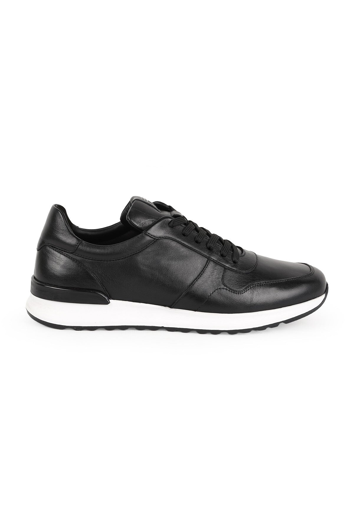 Men's Sneaker Shoes Genuine Leather Antique Lace-Up Lightweight White Sole Running Type Eva Sole L5878 - MALLTURK