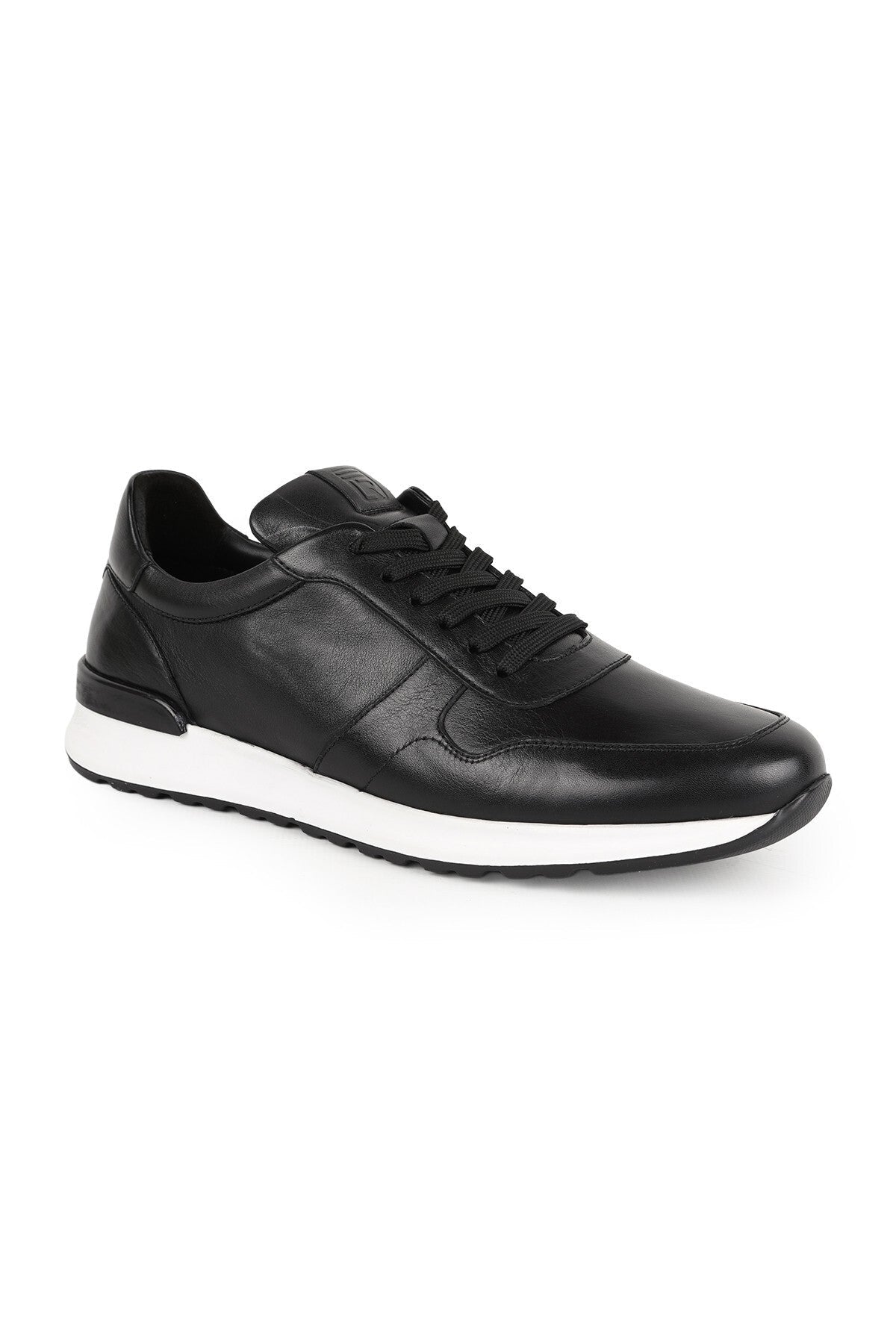 Men's Sneaker Shoes Genuine Leather Antique Lace-Up Lightweight White Sole Running Type Eva Sole L5878 - MALLTURK