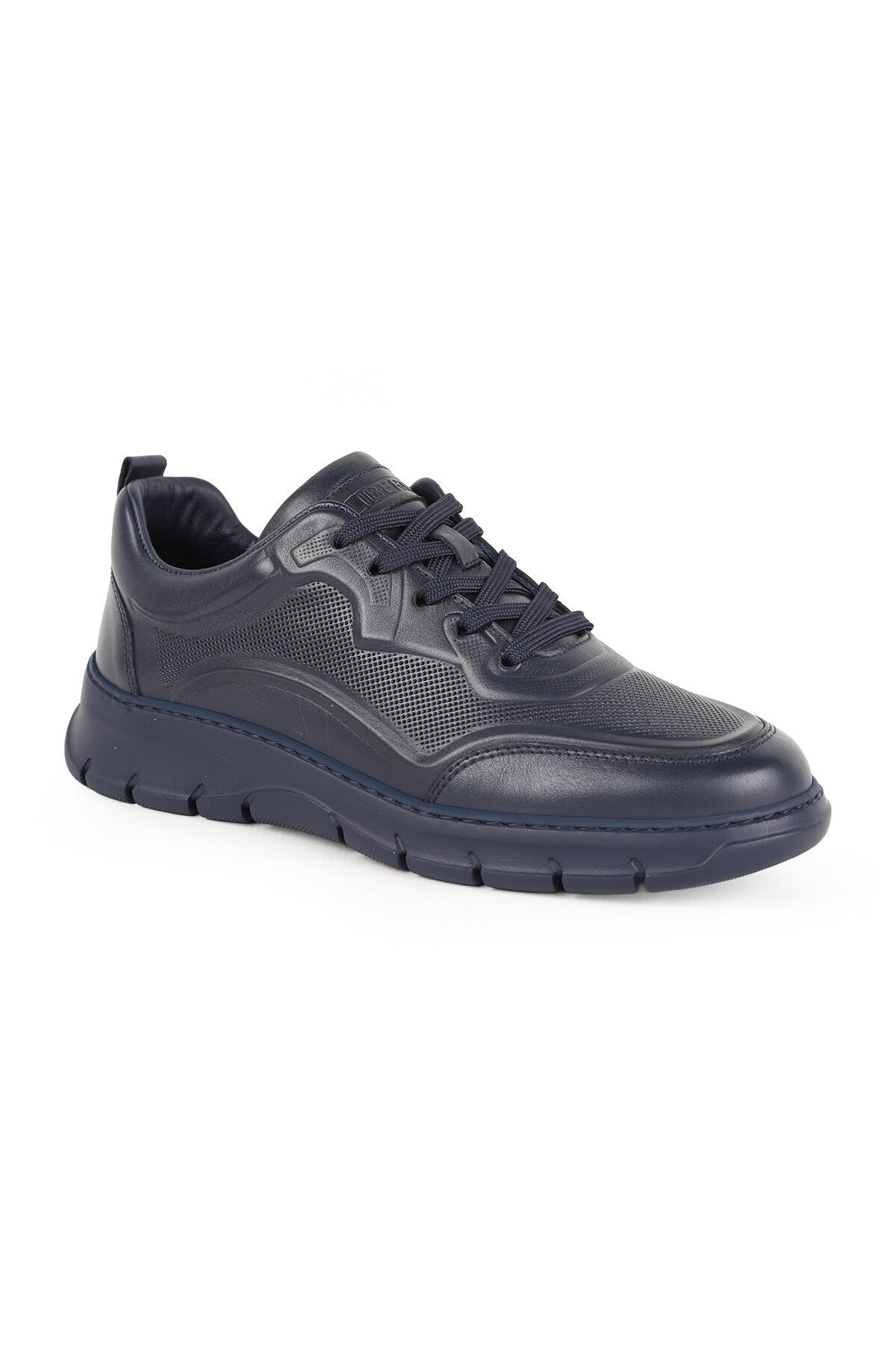 Men's Sneaker Shoes Genuine Leather Antique Perforated Lace-Up Lightweight Flexible Eva Sole Summer L5701 - MALLTURK