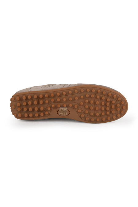 Men's Sneaker Shoes Genuine Suede Leather Lace-Up Flat Thin Sole Flexible Non-Slip Rubber Sole L6026 - MALLTURK