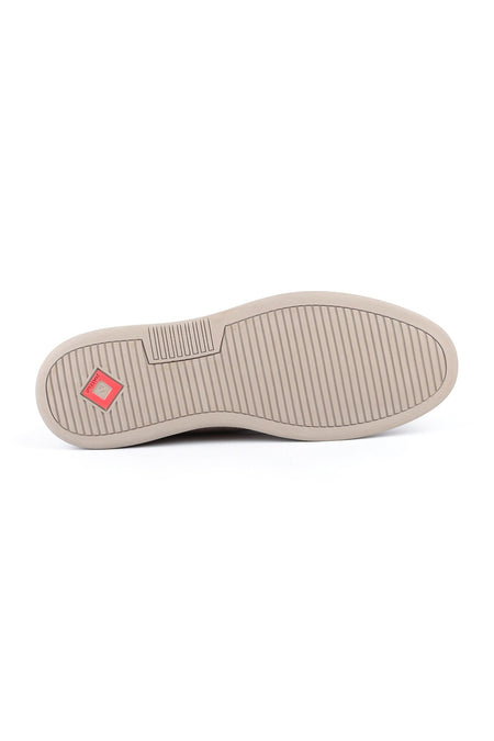 Men's Taupe color Leather Shoes - MALLTURK