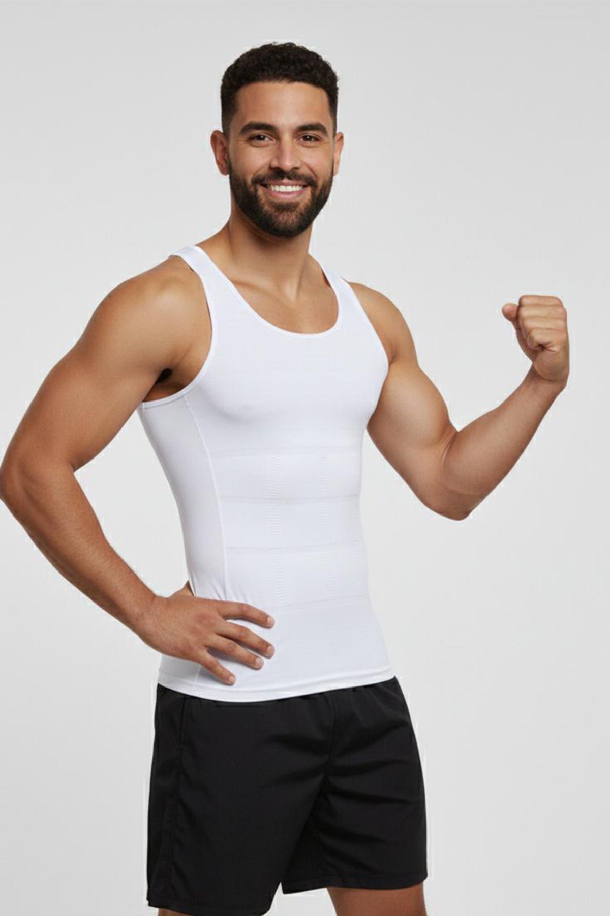 Men's Undershirt Corset Waist Chest Belly Shaping / Sculpting Firming Corset 6050 - MALLTURK
