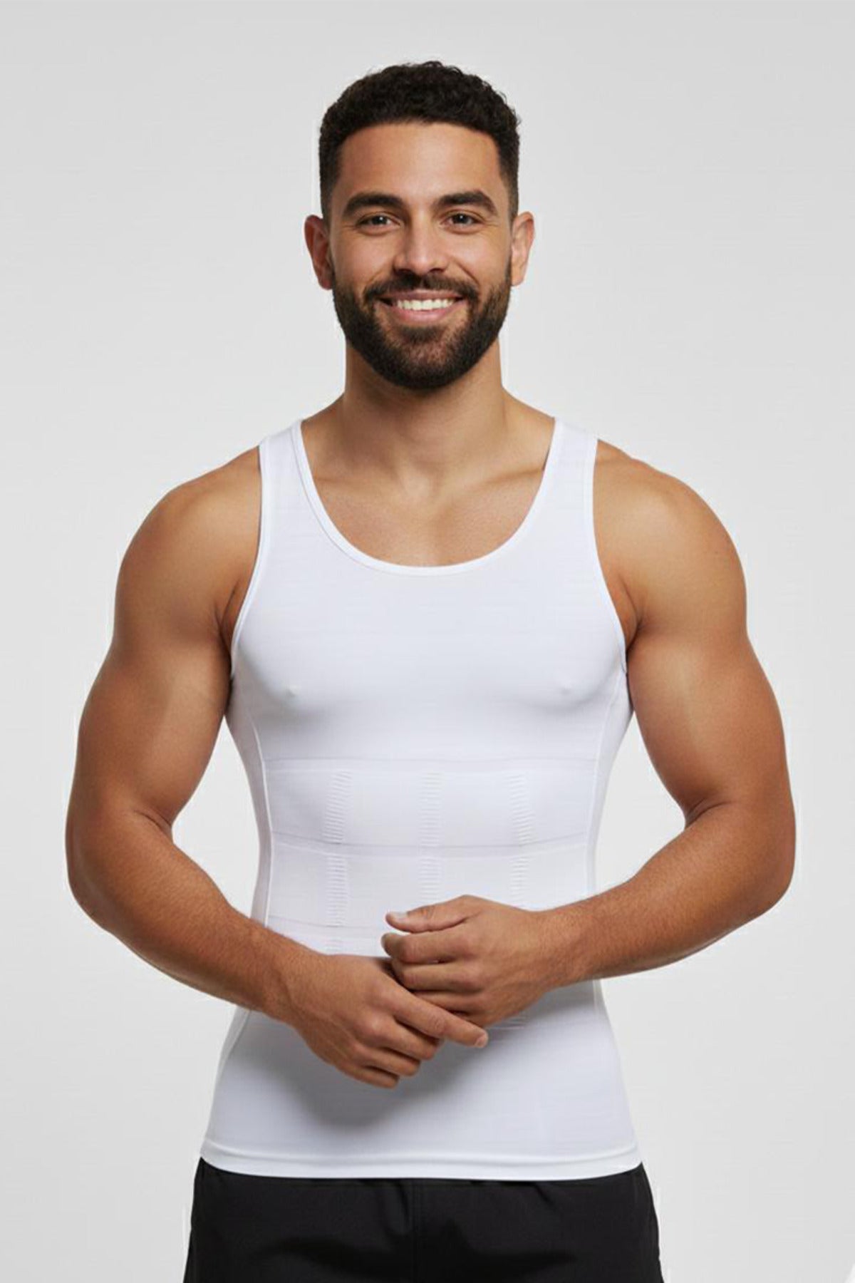 Men's Undershirt Corset Waist Chest Belly Shaping / Sculpting Firming Corset 6050 - MALLTURK