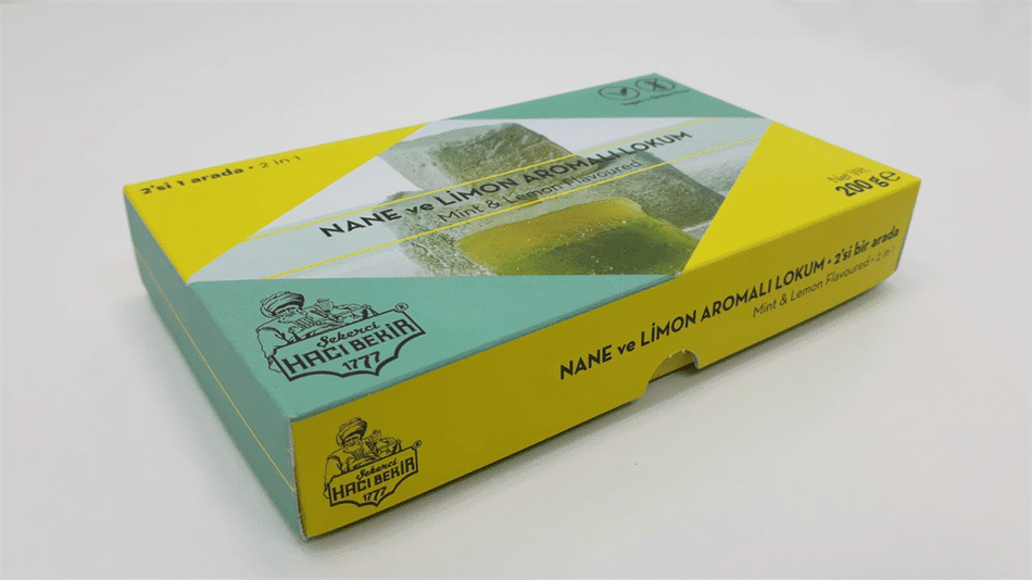 Delizia turca alla menta e limone, Haci Bekir, 200g – 7.05oz