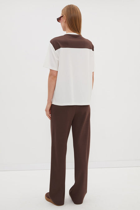 Modal 2-Piece Set with Shawl Tie Detail and Pockets - MALLTURK