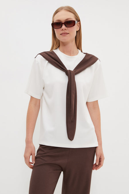 Modal 2-Piece Set with Shawl Tie Detail and Pockets - MALLTURK