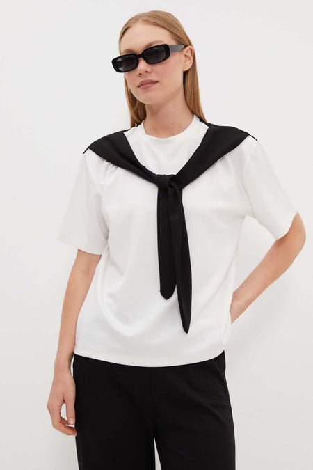 Modal 2-Piece Set with Shawl Tie Detail and Pockets - MALLTURK