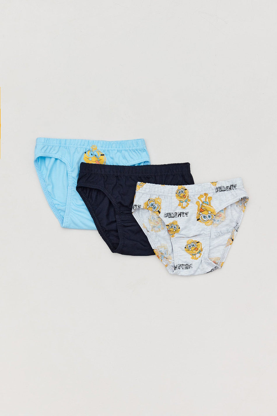 Monster Printed 3-Piece Boy's Slip Panties - MALLTURK
