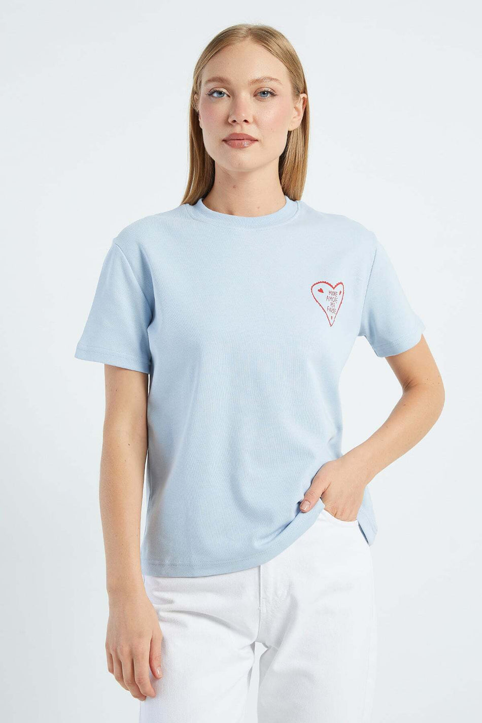 More Amore Per Favore Printed T-Shirt - MALLTURK
