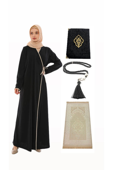 Namaz Dress Prayer Rug Pearl Prayer Beads Yasin Namaz Set - MALLTURK