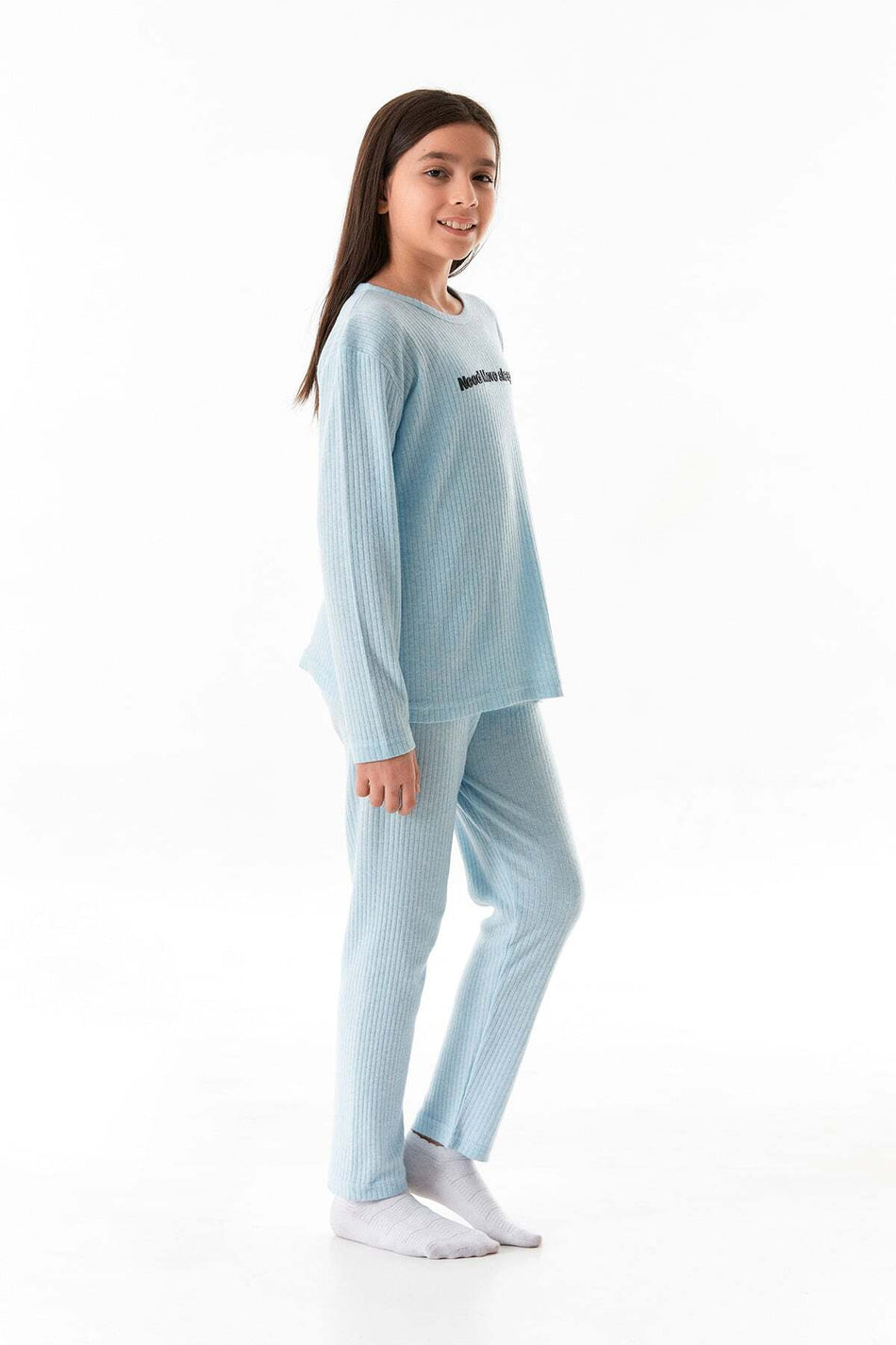 Need More Slep Printed Girl's Pajama Set - MALLTURK