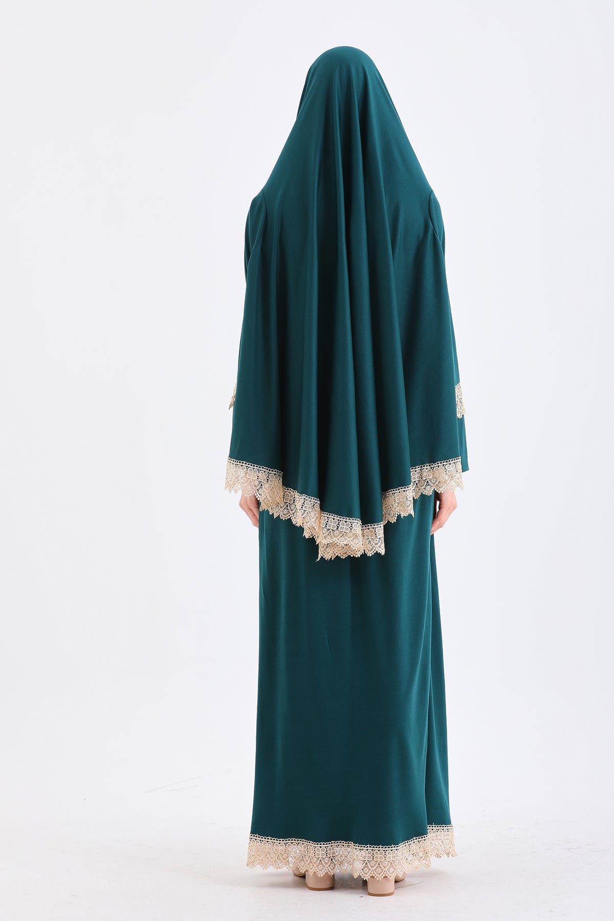 NON-SLIP Prayer Dress WITH TWO PIECES SKIRTS - MALLTURK