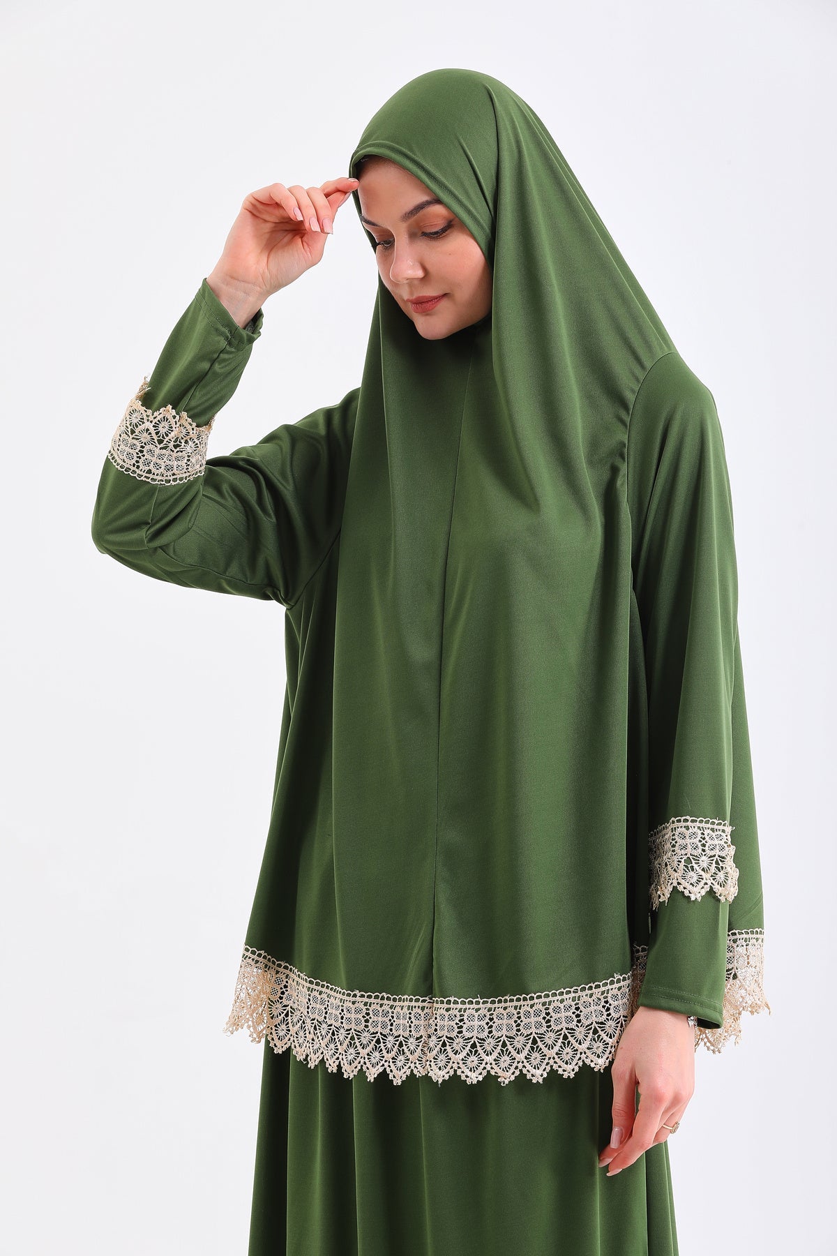 NON-SLIP Prayer Dress WITH TWO PIECES SKIRTS - MALLTURK
