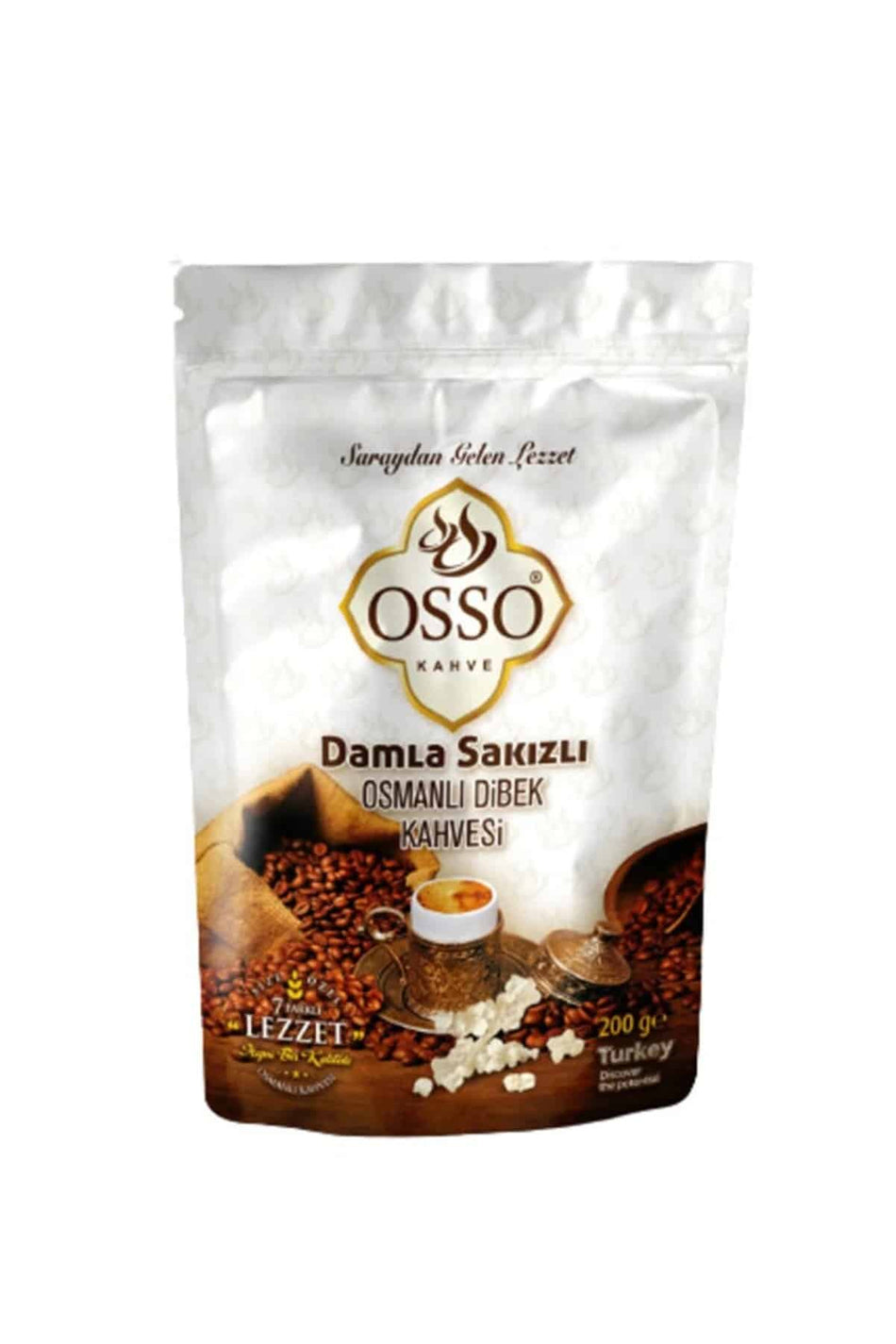 Ottoman Coffee with Mastic Gum, Osso, 200g – 7.05oz - MALLTURK