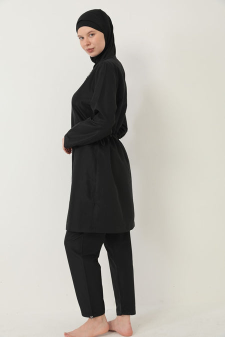 Parachute Full Covered Hijab Swimsuit - MALLTURK