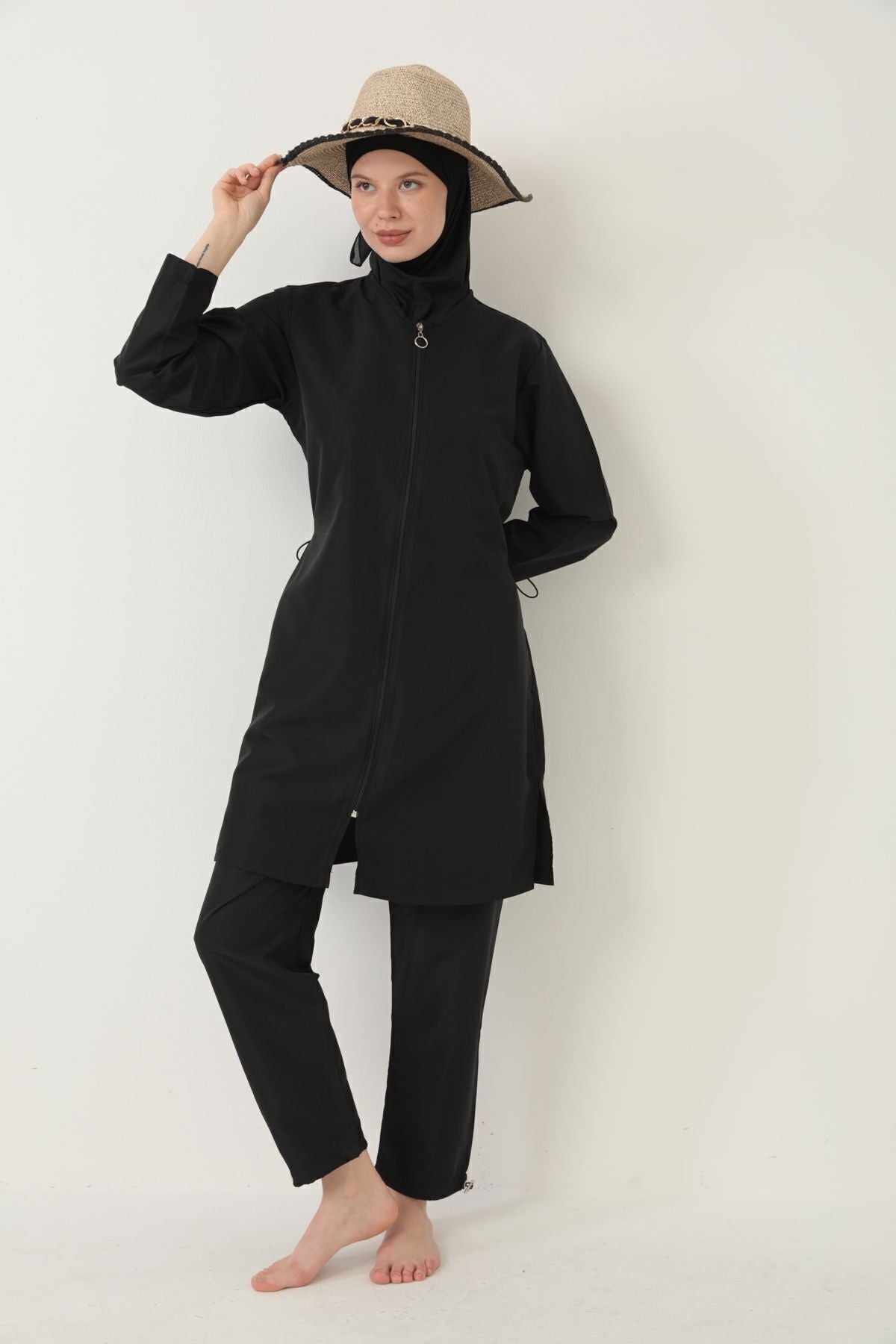 Parachute Full Covered Hijab Swimsuit - MALLTURK