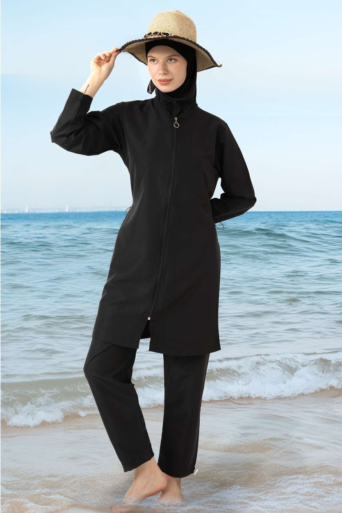Parachute Full Covered Hijab Swimsuit - MALLTURK