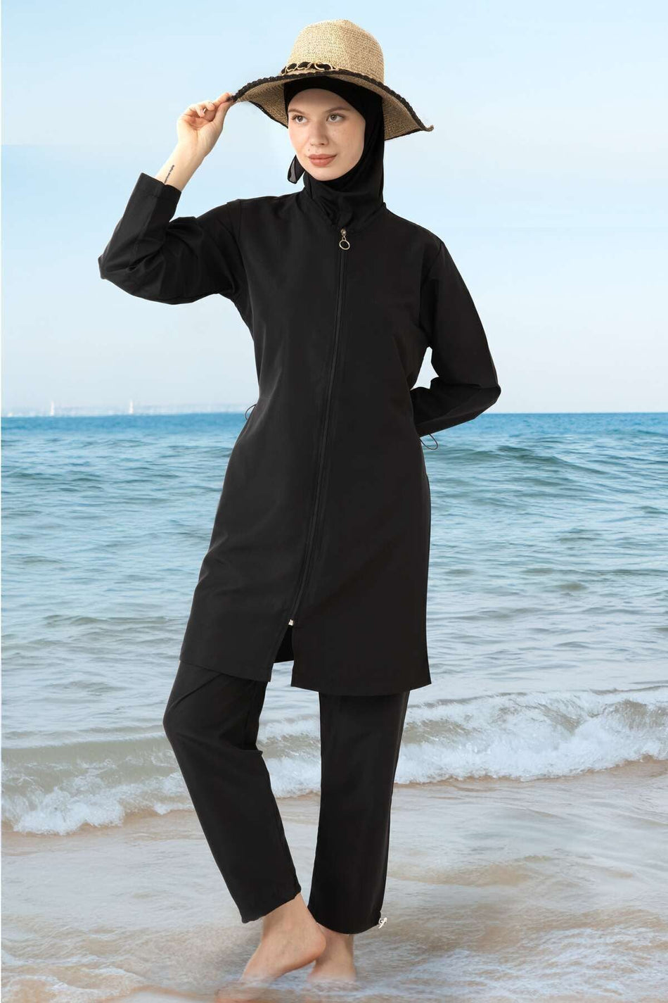Parachute Full Covered Hijab Swimsuit - MALLTURK