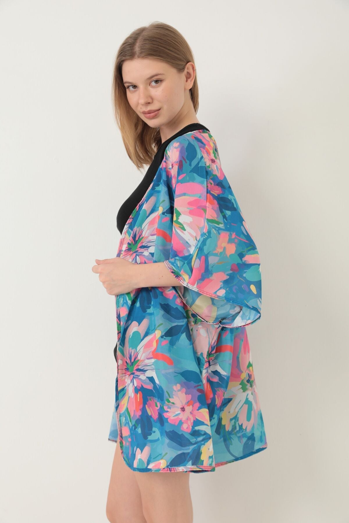 Pareo Beach Dress Kimono Patterned - MALLTURK