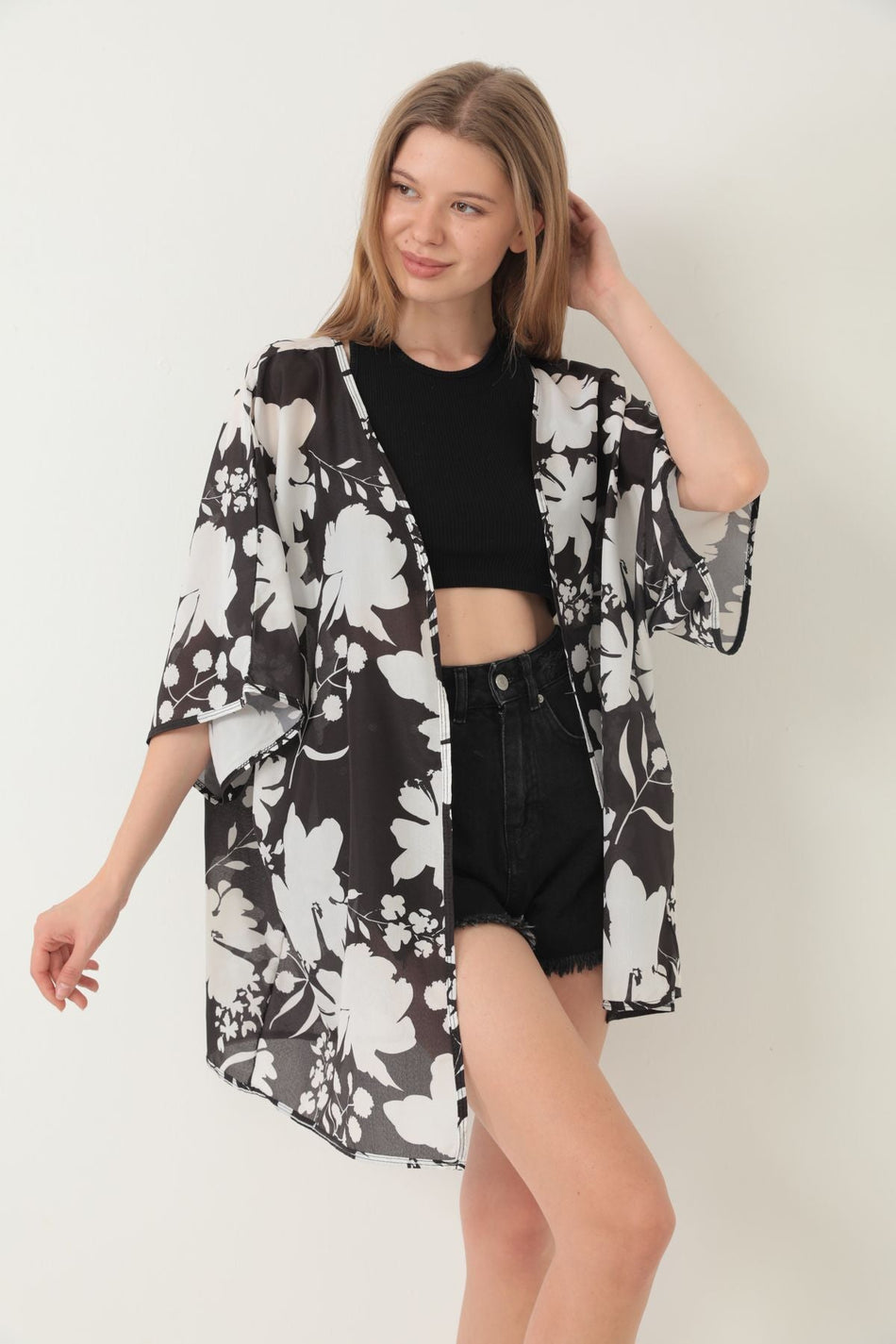 Pareo Beach Dress Kimono Patterned - MALLTURK