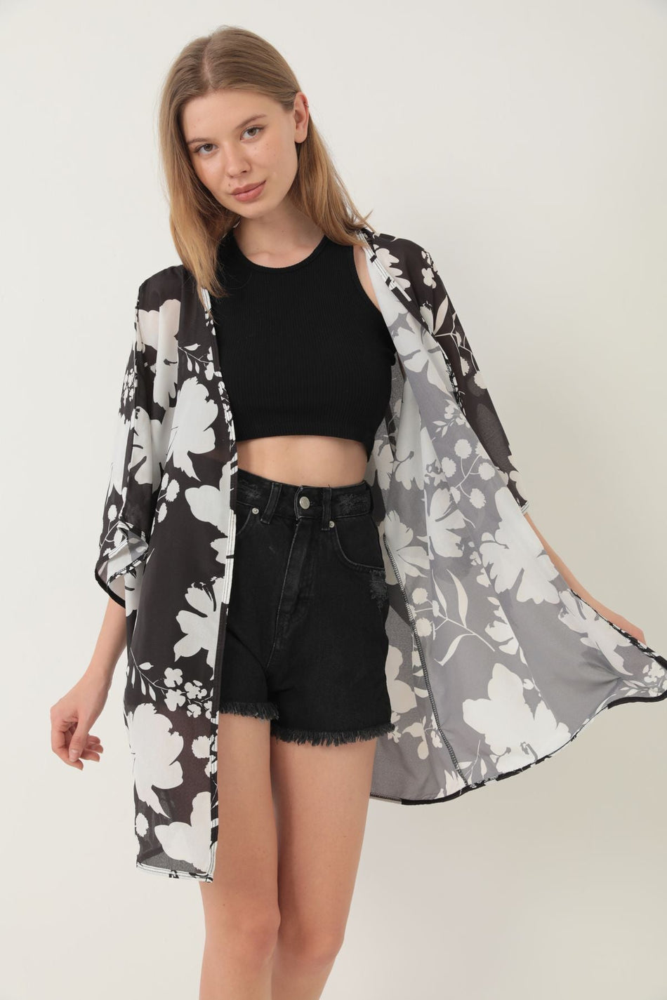 Pareo Beach Dress Kimono Patterned - MALLTURK